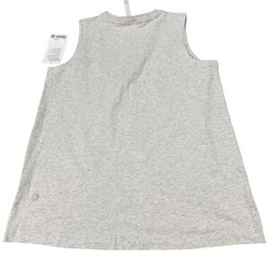 Lululemon All Yours Organic Cotton Tank Heathered Core Ultra Grey L MSRP $38
